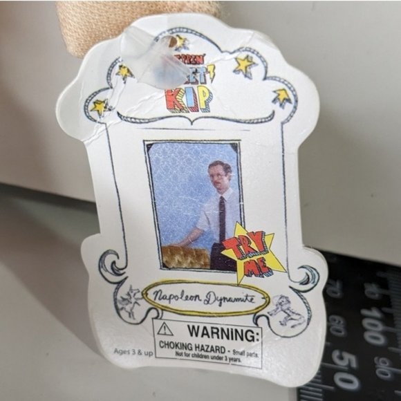 Kip Napoleon Dynamite Brother Stuffed Toy Keychain Talking Works Weakly - Picture 5 of 7